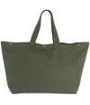 KI3208 Kimood Faded Cotton Shopper Washed Kombu Green colour image